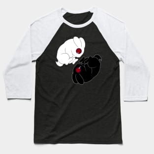 Twin Little Bunnies Baseball T-Shirt